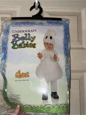 Under wraps Belly Babies Ghost Costume - size medium (18-24 months) - NEW i